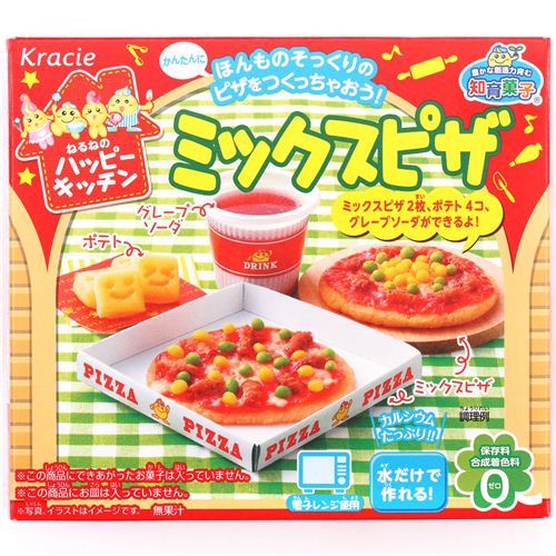 Happy Kitchen Mini Pizza Kracie Popin' Cookin' DIY candy
