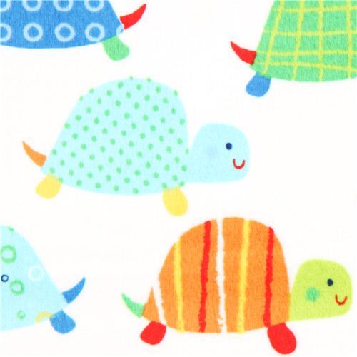 turtle minky fabric fleece plush Timeless Treasures