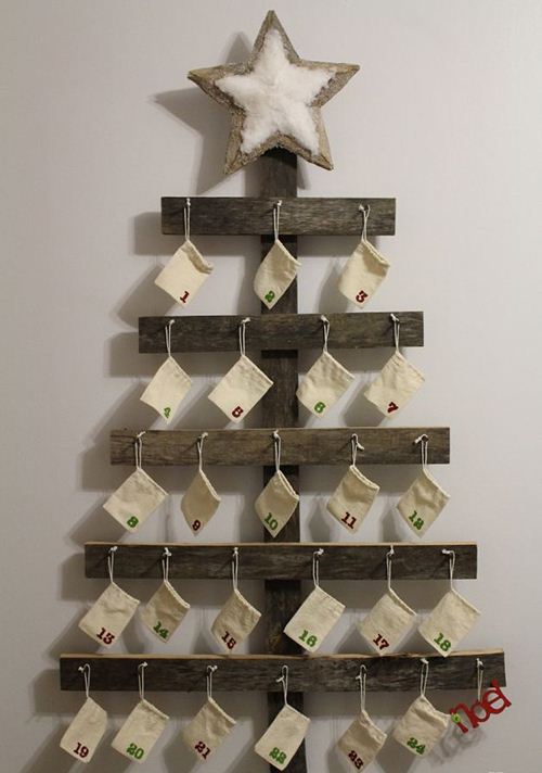 There are many more types of Christmas calendars. How about a little wood?
