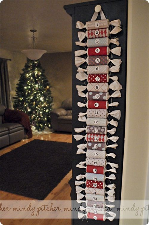 great toilet paper roll advent calendar by thecraftyblogstalker.com