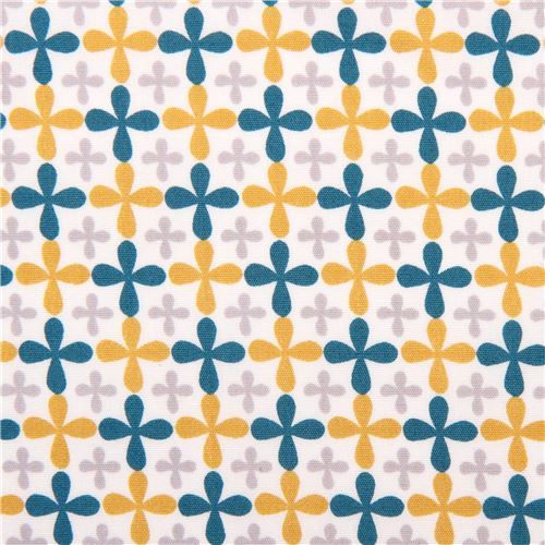 white monaluna mini flower canvas organic fabric Jacks