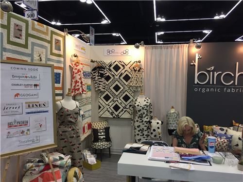 Birch's booth display