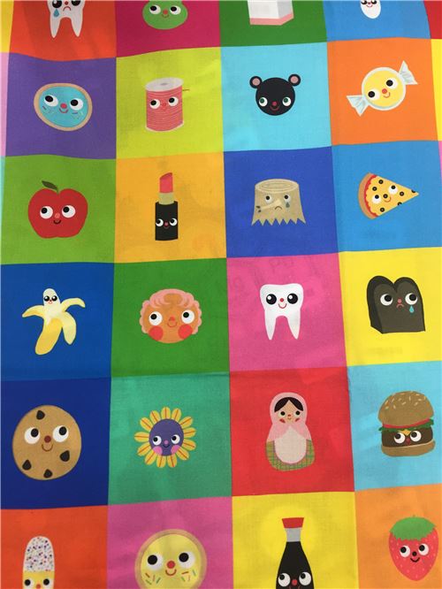Here's more of the fabric's design