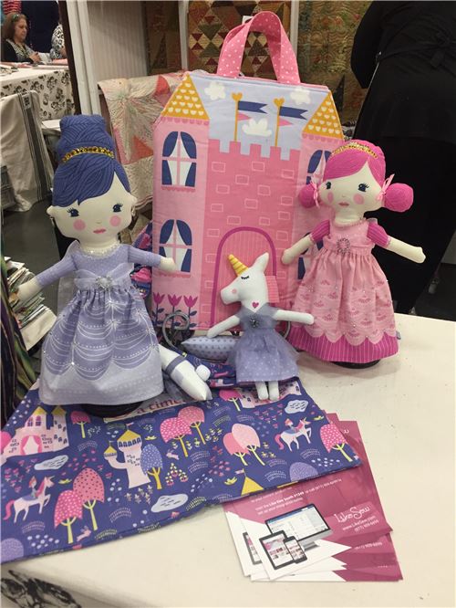 Cute dolls made from Moda fabrics