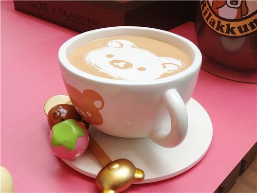 The very cute RIlakkuma coffee cup was one of the most popular photo motifs
