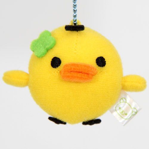 San-X Rilakkuma plush charm chick cloverleaf