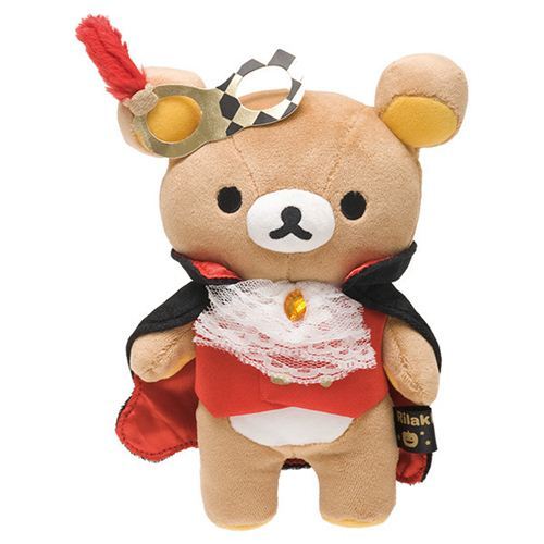 Rilakkuma Halloween Party brown bear plush toy San-X