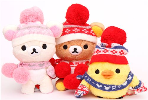 Rilakkuma Winter Knit Plush Toy Collection
