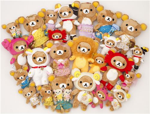 We are one of the few international shops worldwide allowed to sell the limited Rilakkuma zodiac signs edition