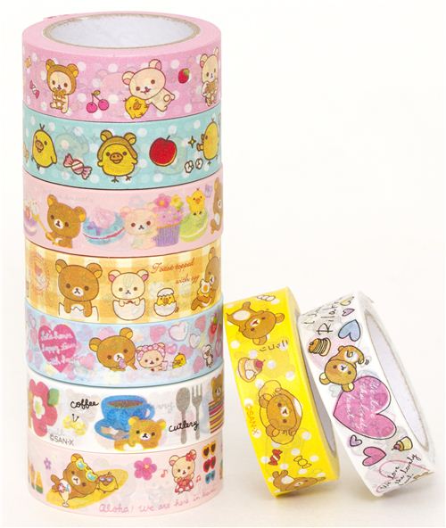 The Rilakkuma Washi Tapes are quite new in our shop