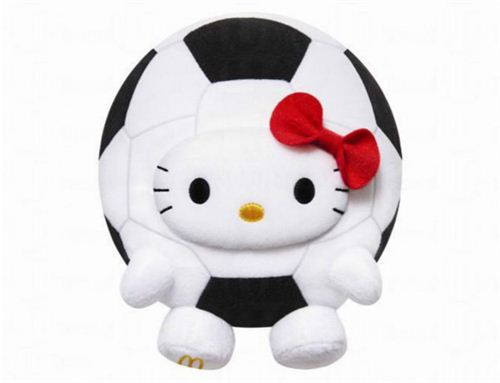 McDonald's K League Hello Kitty soccer ball plush