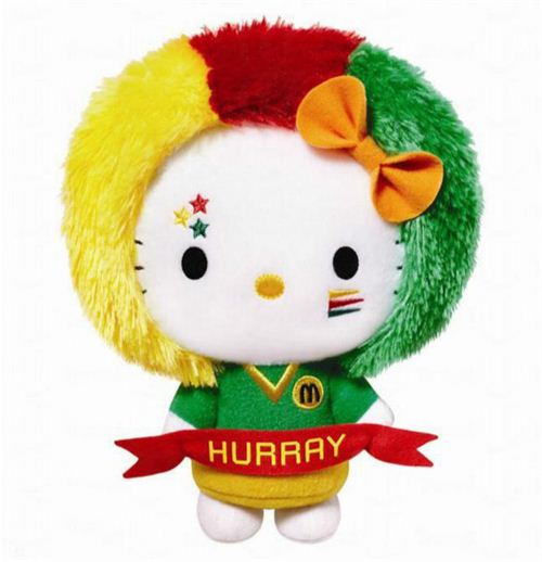 McDonald's K League Hello Kitty fan plush