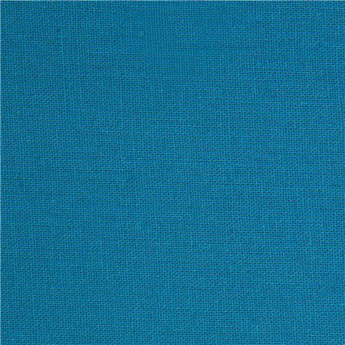 solid blue echino canvas fabric from Japan