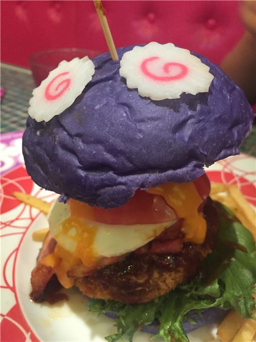 What a creative burger!