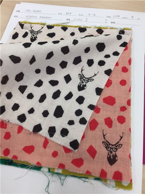 More Echino fabric samples