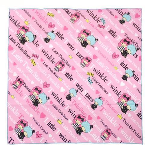 pink LittleTwin Stars heart lunch cloth towel from Japan