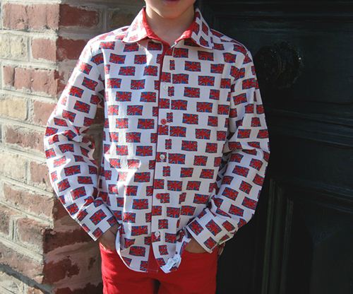 We have many flag fabrics in our shop, but the Union Jack is the most popular design.