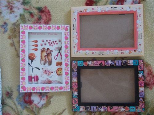 Angela Orrù from Italy decorated some picture frames with San-X deco tapes