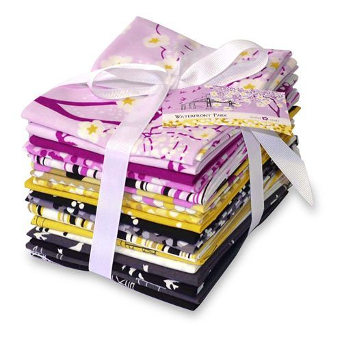 Fat Quarter fabric bundle Waterfront lilac Michael Miller