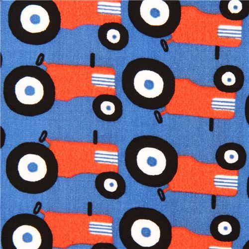 monaluna tractor car farm organic fabric USA