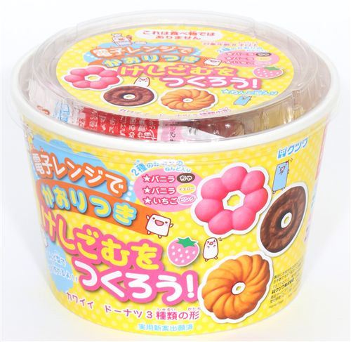 cute DIY eraser making kit Donuts from Japan