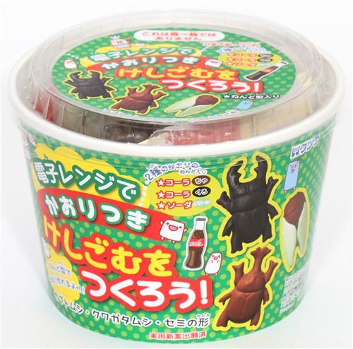 funny DIY eraser making kit Insects from Japan
