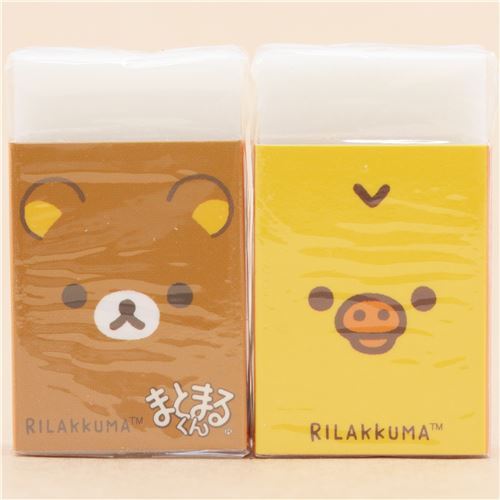 Rilakkuma and Kiiroitori eraser by San-X
