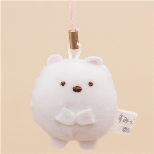 mini Sumikkogurashi bear cute plush charm by San-X