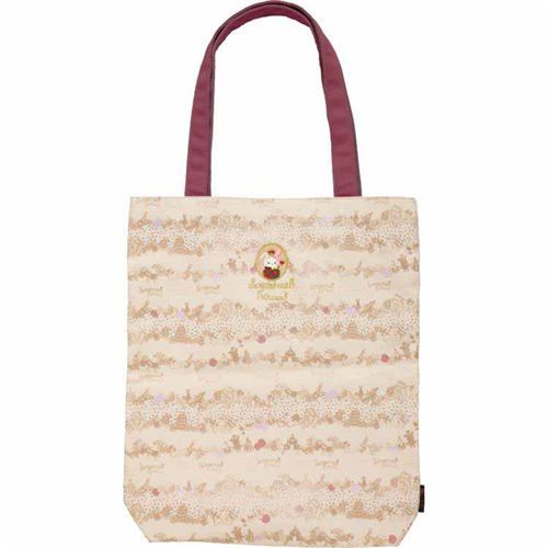 cute Sentimental Circus natural color canvas tote bag by San-X from Japan