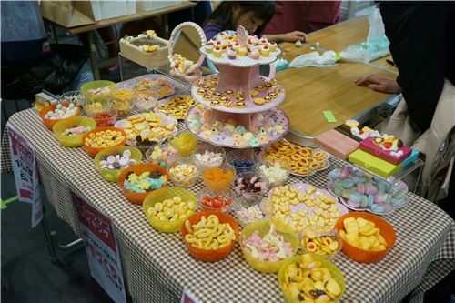 Clay food items