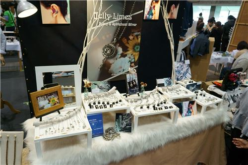 Jewellery on display