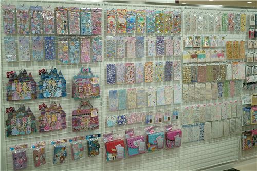 Lots of colorful stickers