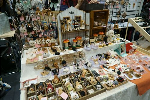 Animal-themed keychains