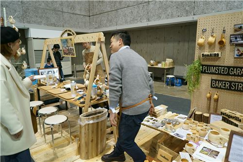 Attendees were able to participate in making hand-crafted items
