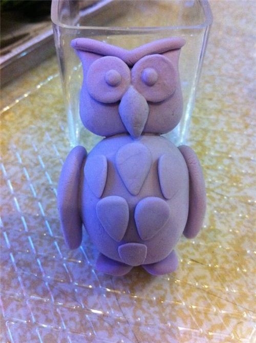 One of Loks first clay craftings - she did it all without any molds