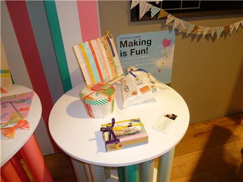 Super pretty boxes and wrapping embellished with Washi tape